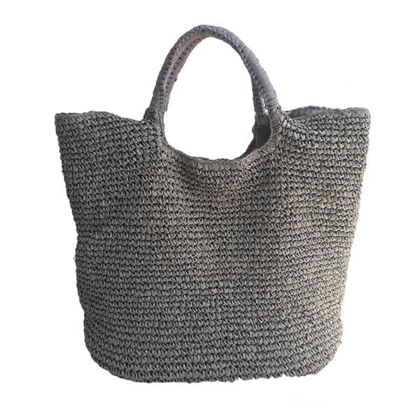 over-sized woven straw tote  