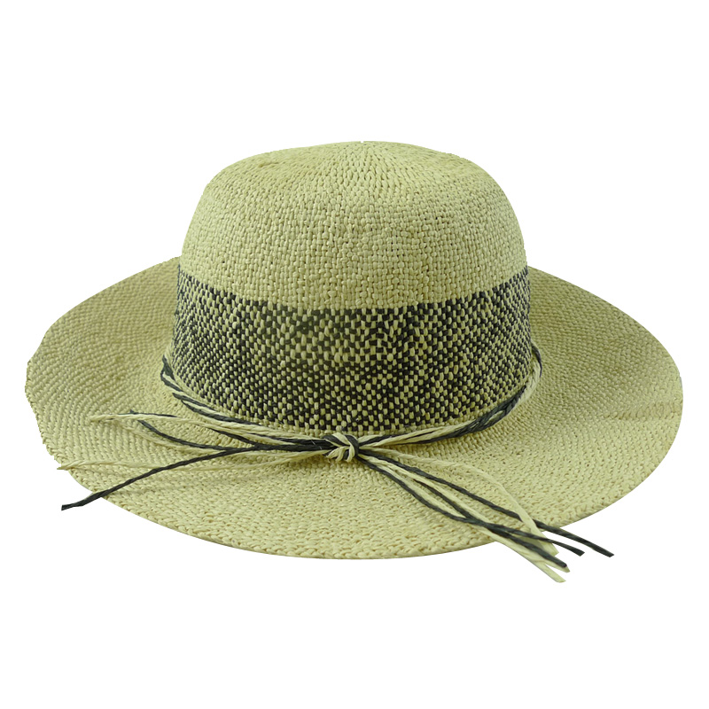 Ladies Custom Straw Boater Hat 