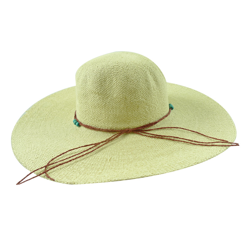 Wide brim straw bucket hats for women beach hats