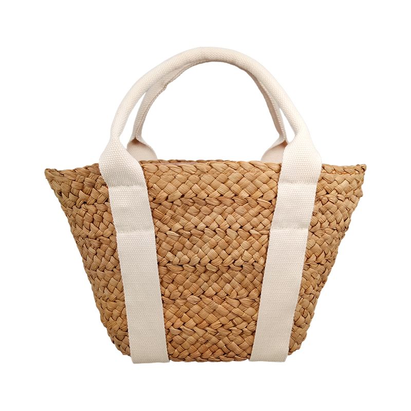 fashion cornhusk straw tote handbag