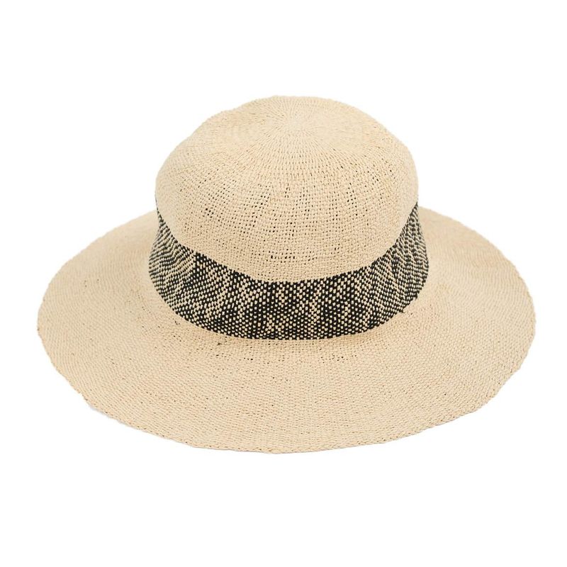 woven straw sun hat for women