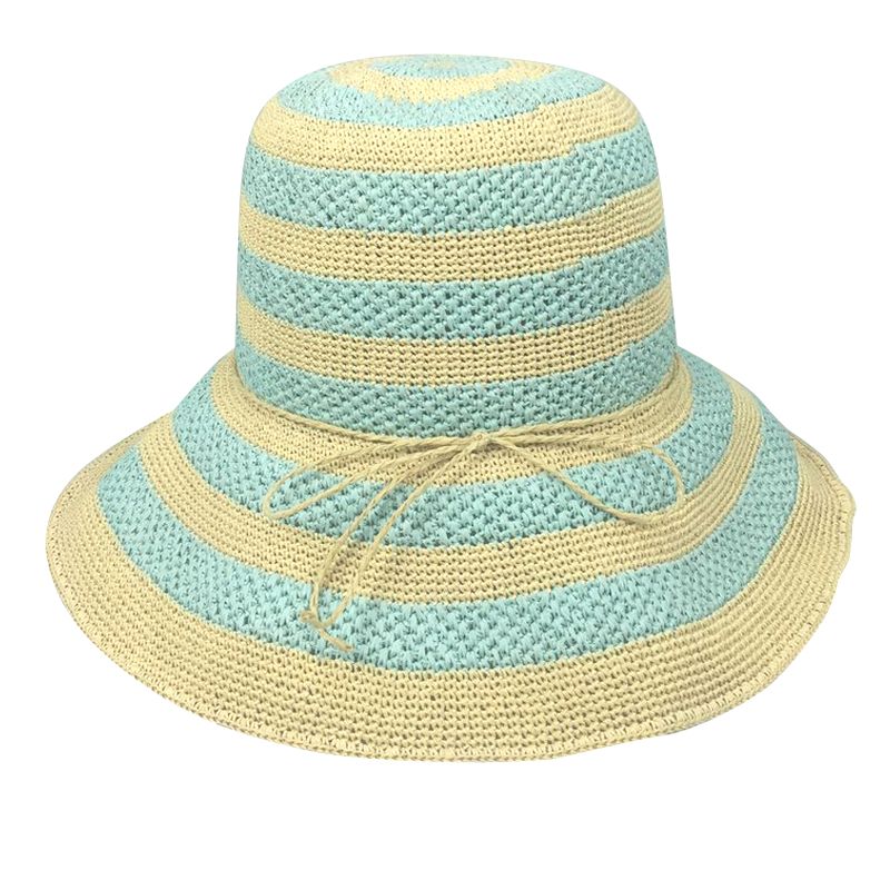 Nord striped straw beach sun hat