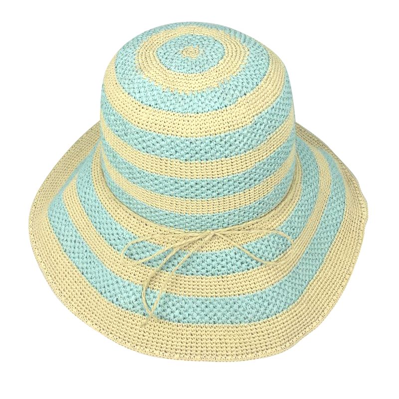 Nord striped straw beach sun hat