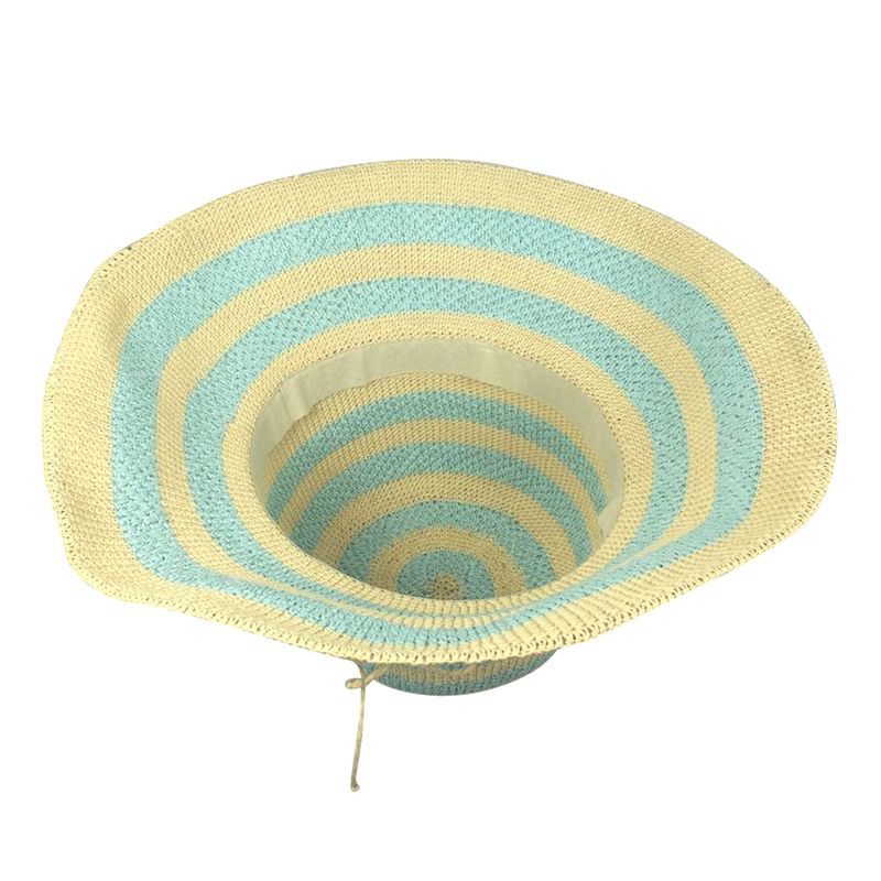 Nord striped straw beach sun hat