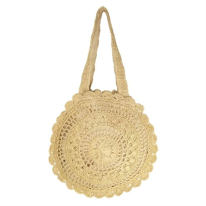 soft straw bag