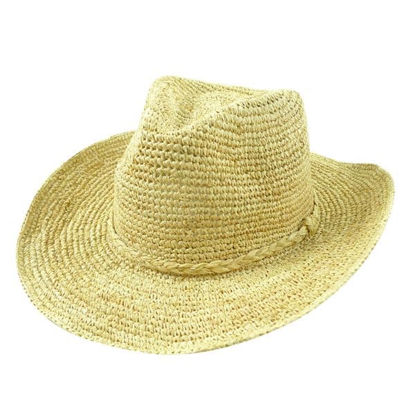 raffia cowboy hat mexican sombrero hat