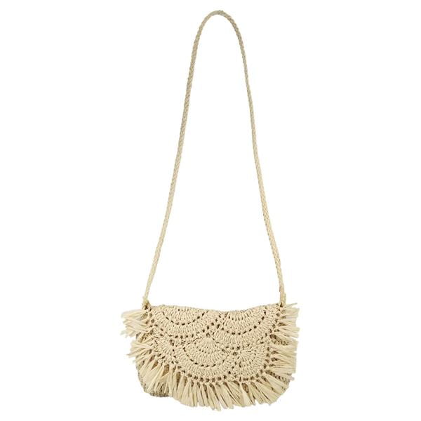 fringes straw clutch in 3 colors