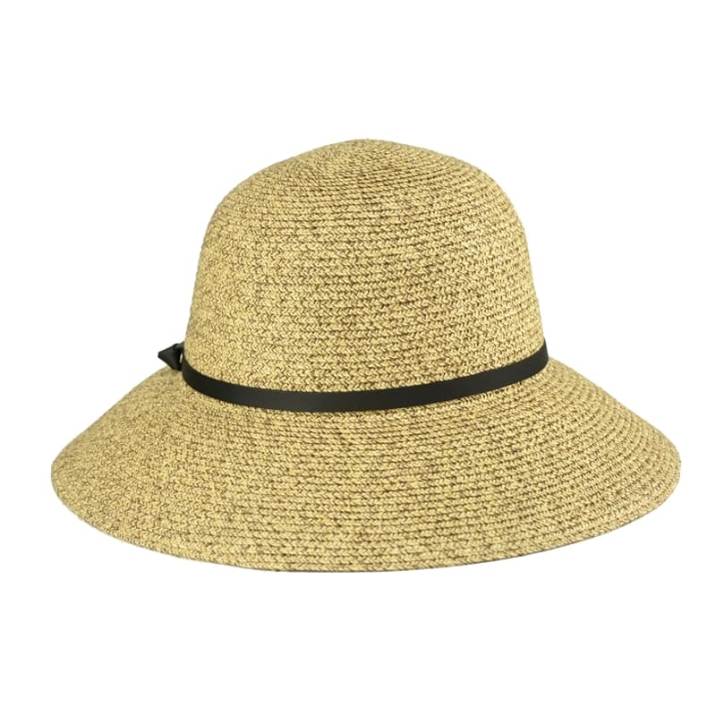 Paper braid straw bucket hat