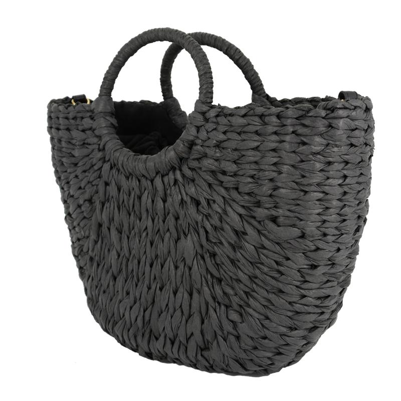 black straw tote bag shop from China