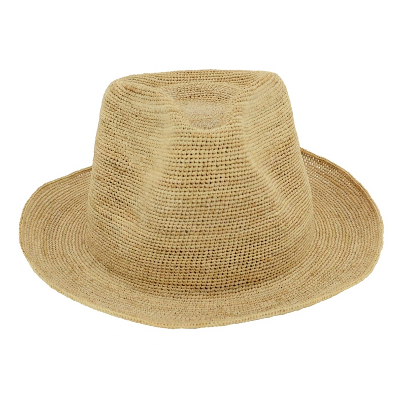 KAI tight weave raffia hat