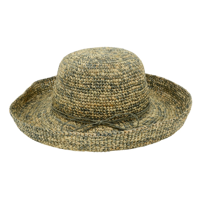 multicolor woven straw raffia hats