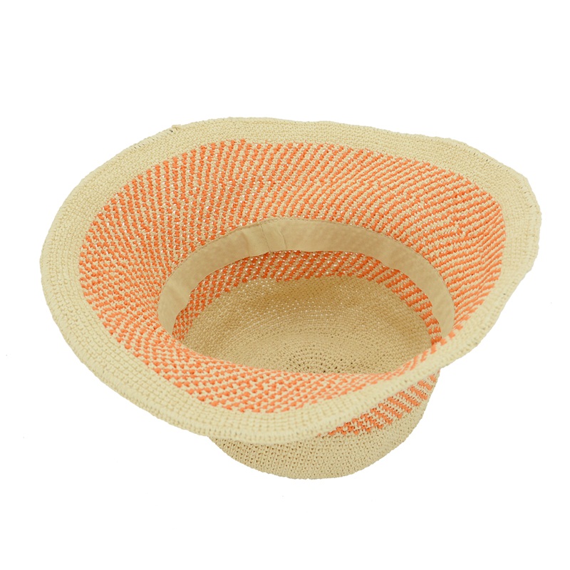 women summer straw sun bucket hat