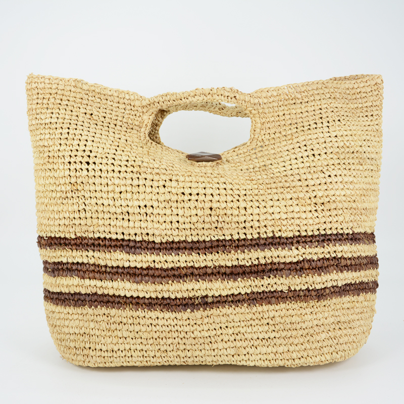 Sunday Morning raffia tote bags