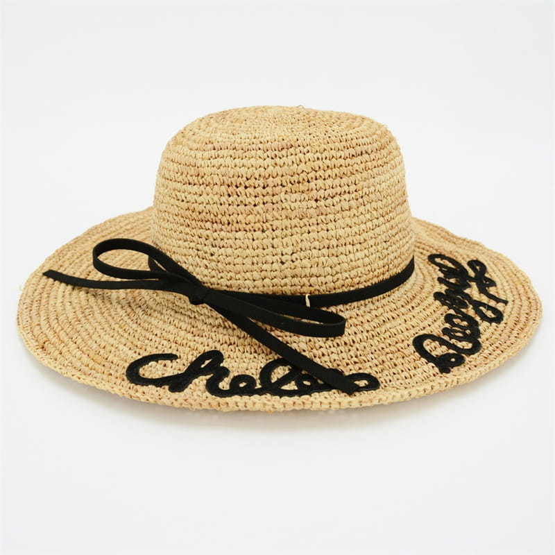 organic raffia sun hat for the summer