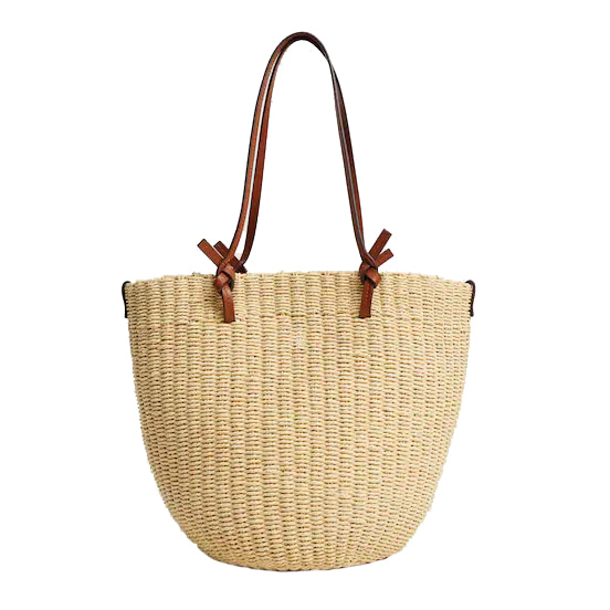 Natural Raffia Basket Bag