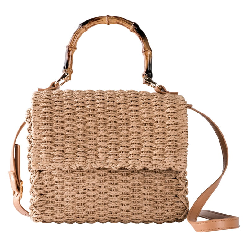 SMALL Straw Shoulder Bag