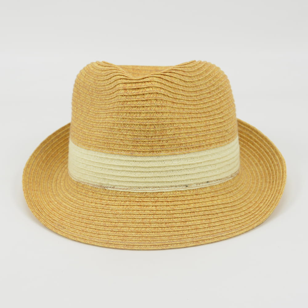 Customized Pattern Paper Straw Fedora Hat