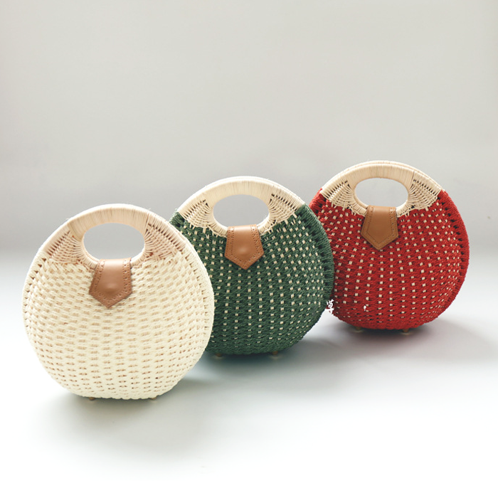 wicker bag rattan purse