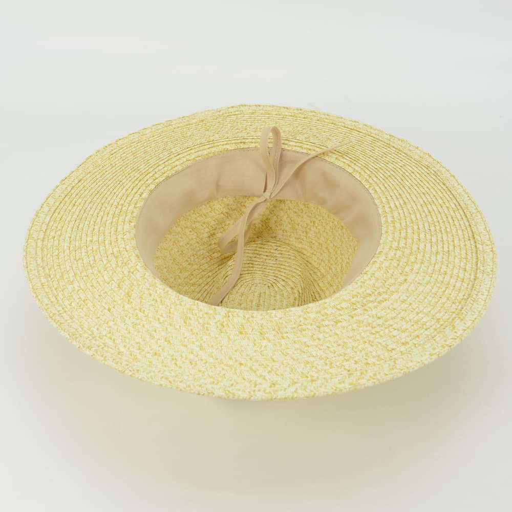 Women Paper Straw Fedora Hat in Paper Braid