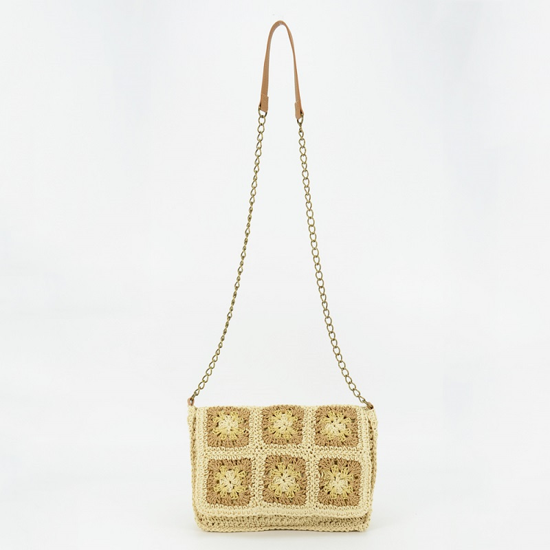 Spanish Straw Crossbody Bag