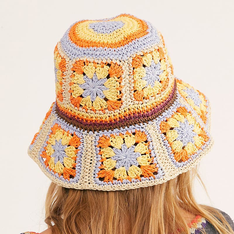 Summer of Love Straw Bucket Hat