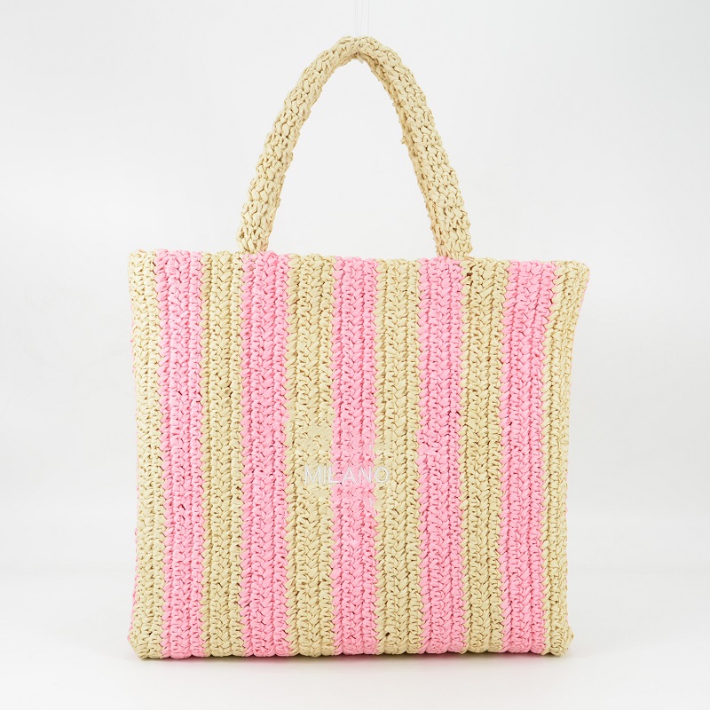 Luxury Straw Bag With Embroidery