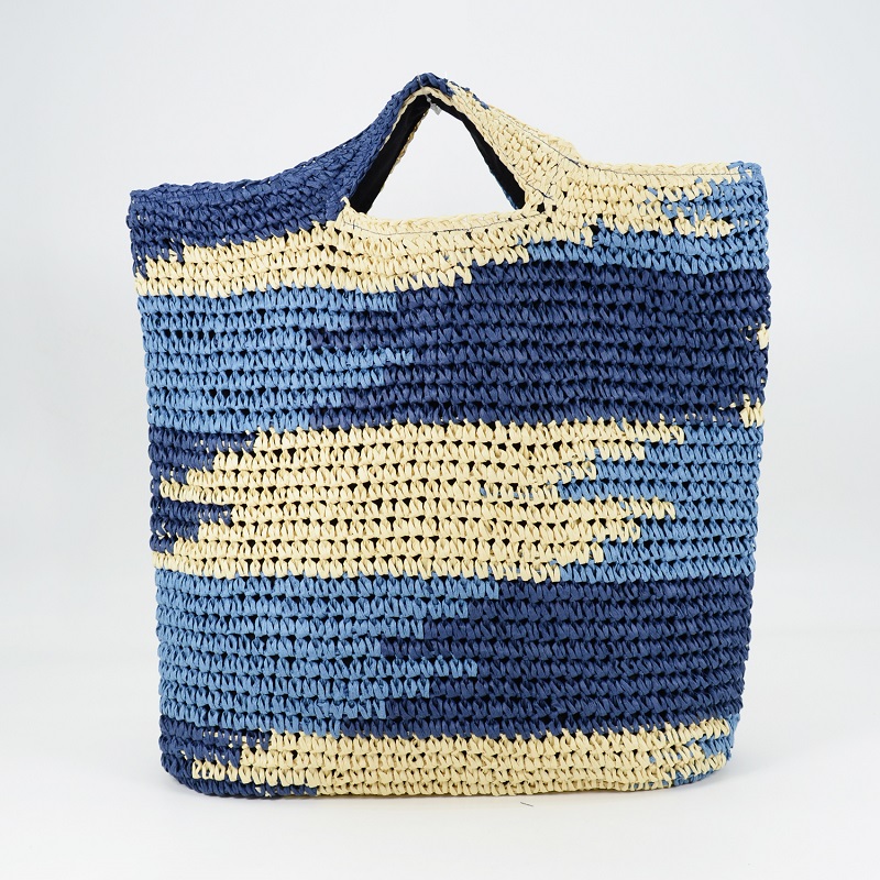 Designer Beach Bag in Straw
