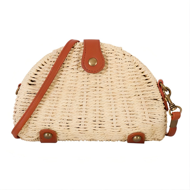 Rattan Crossbody Bag