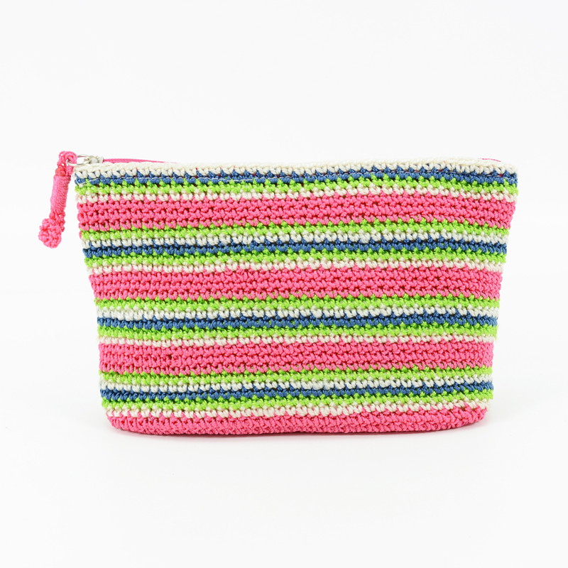 Helena Nylon Crocheted clutch