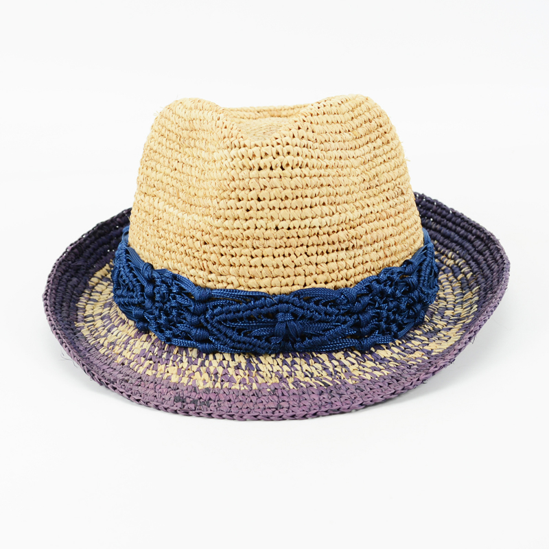 100% handmade crochet raffia hats