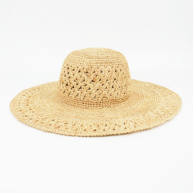 european style raffia straw women summer hat