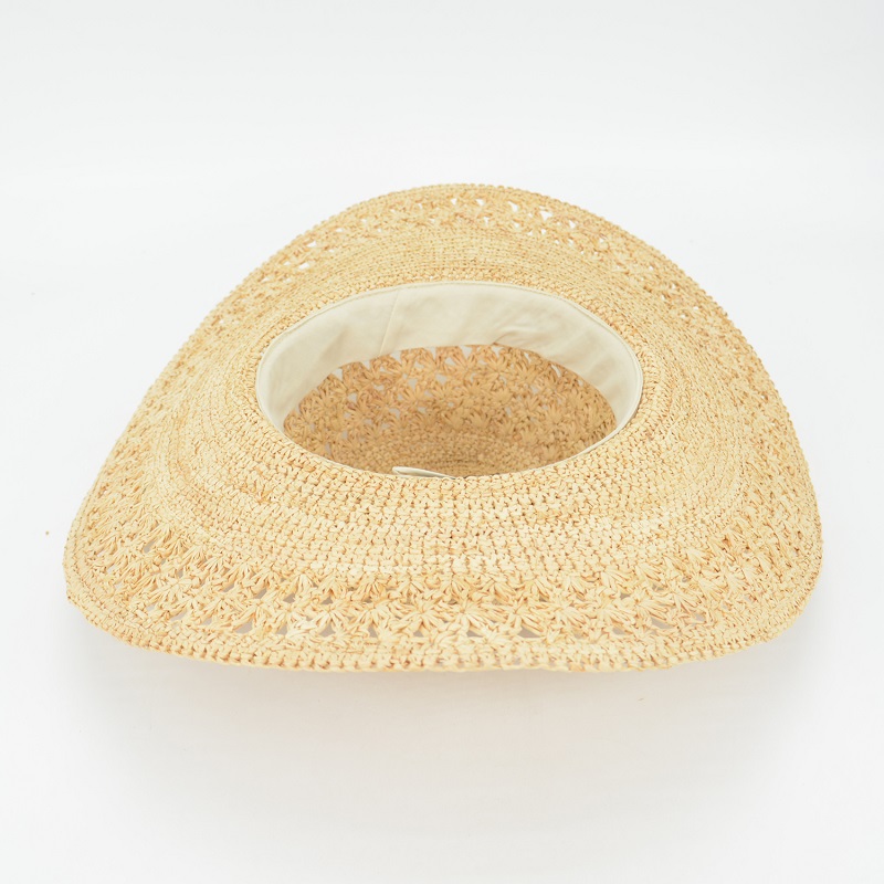 european style raffia straw women summer hat