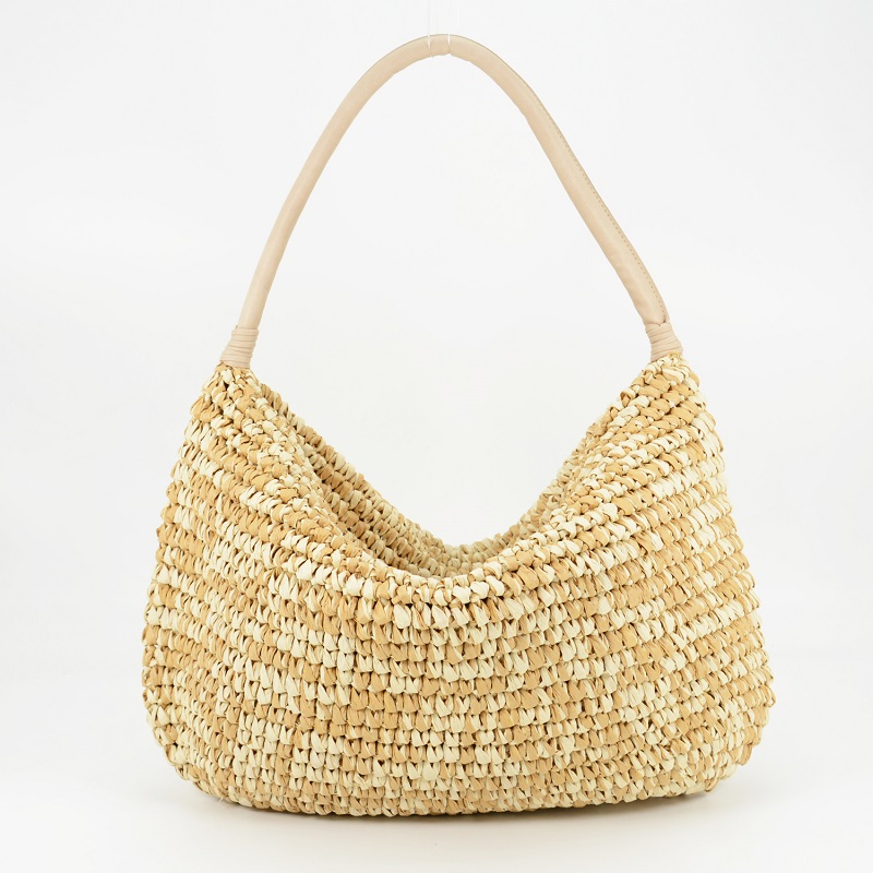 Crochet Paper Raffia Tote Bag