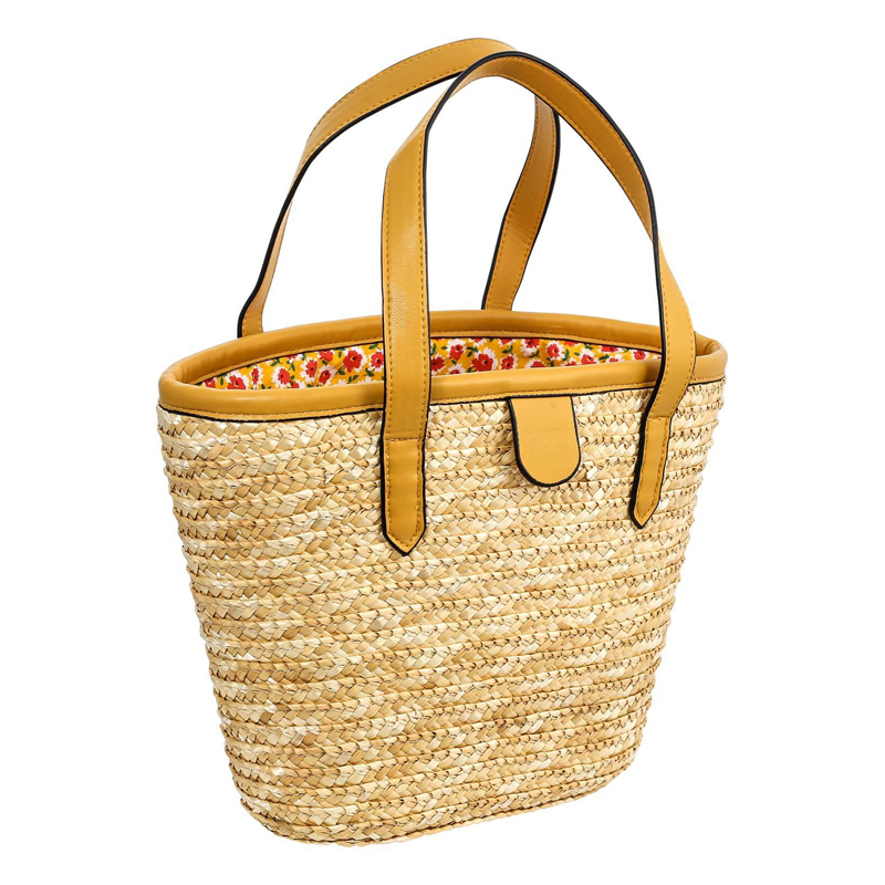 Small Cute Straw Beach Bag