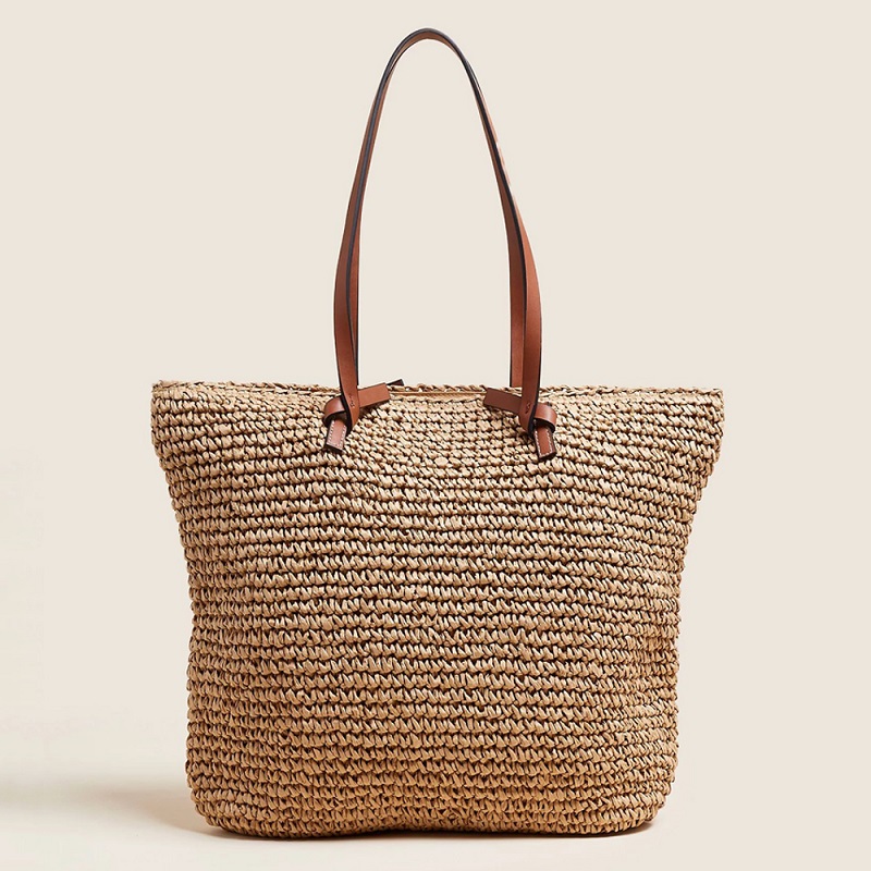 Melon Design Straw Tote