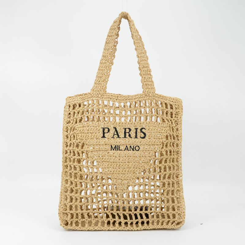 Paris Woven Tote Bag 