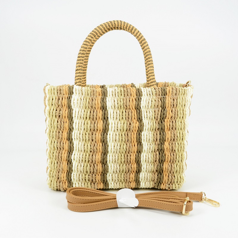Striped Straw Totes for summer