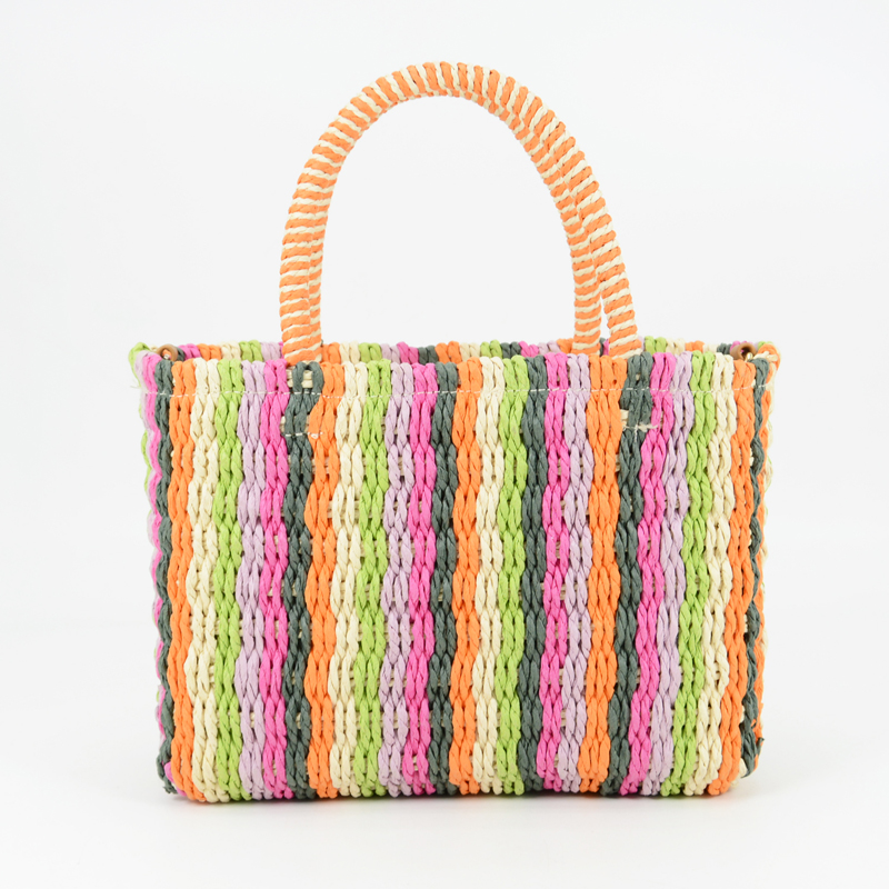 Striped Straw Totes for summer 
