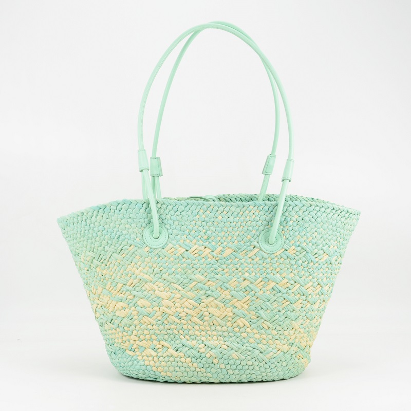 Lightweight Summer Straw Tote Bag