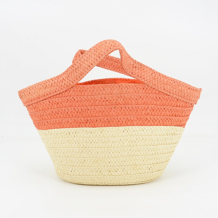 Cute Striped Straw Tote for Summer