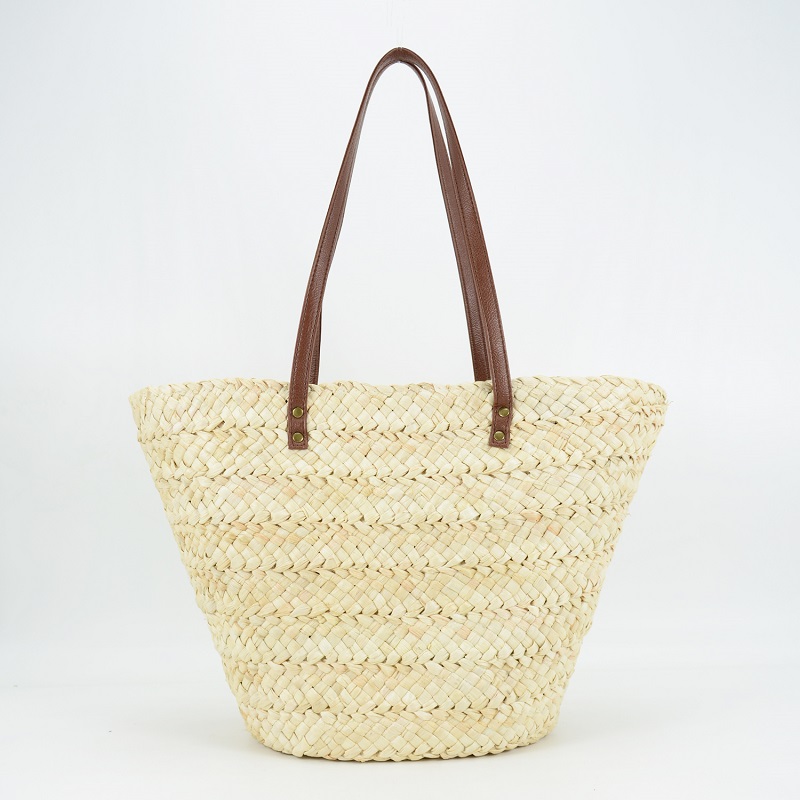 Sara Market Raffia Beach Bag Large