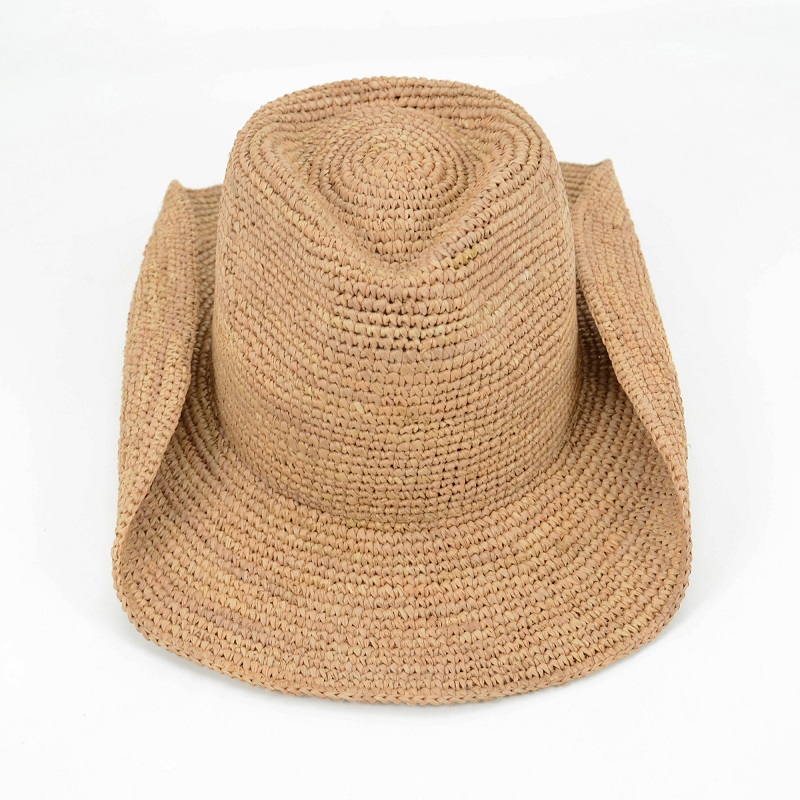 Camel Raffia Cowgirl Hat 