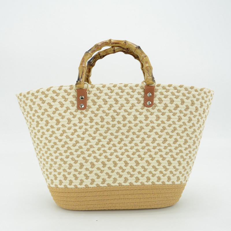 Spring Women Straw Large Tote Bag