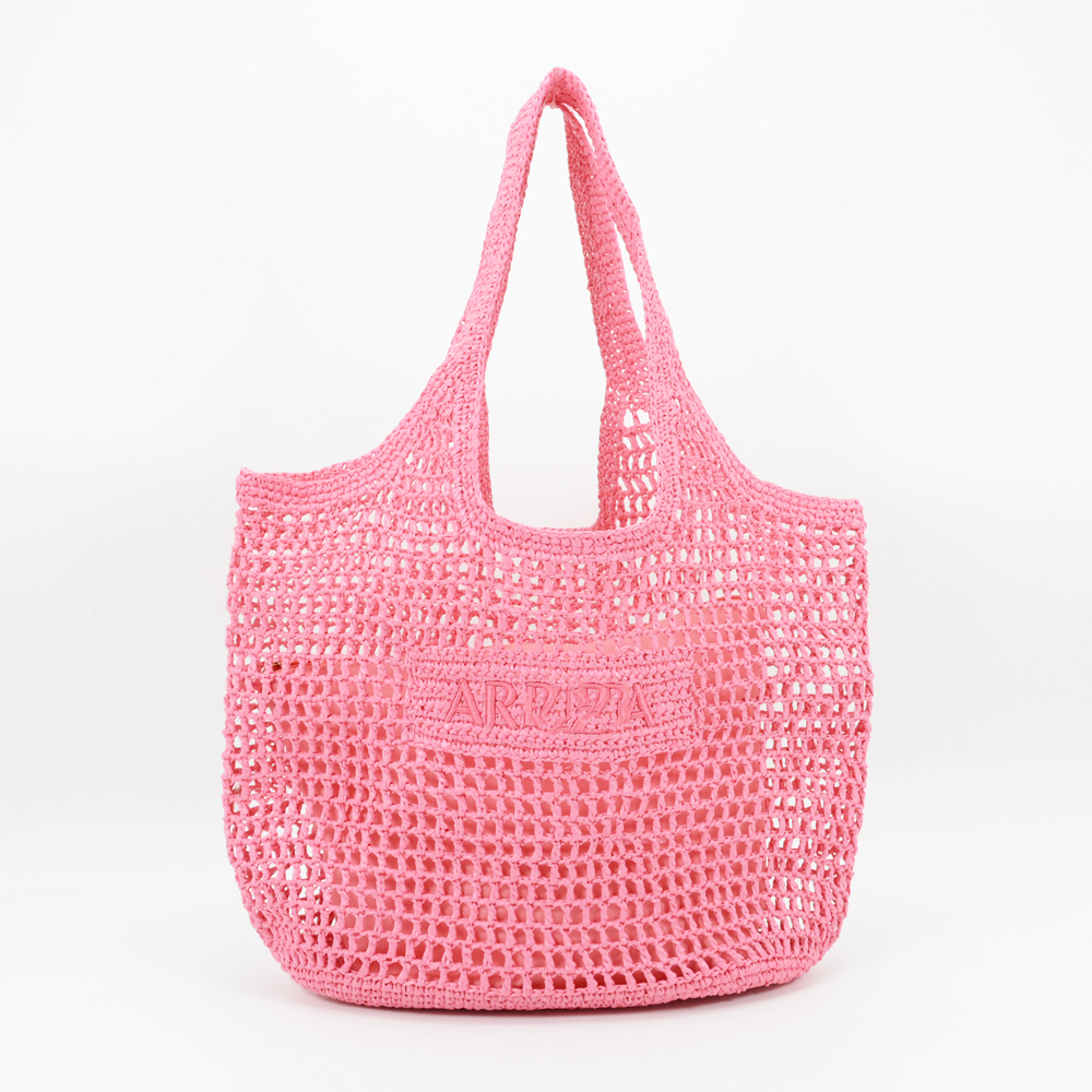 Handmade Raffia Straw Tote Bag