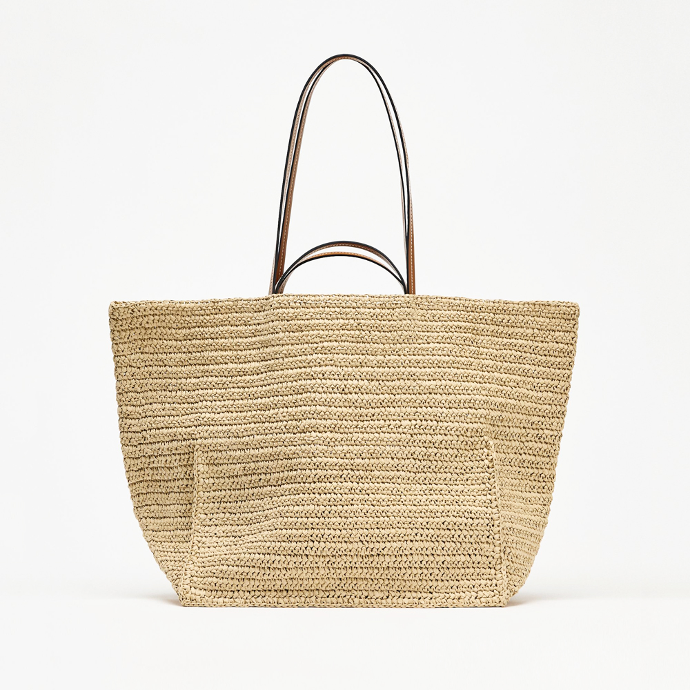 Straw Woven Tote Bag