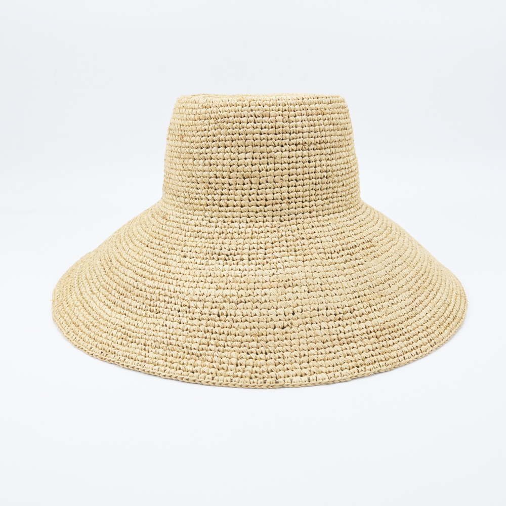 Wide Brim Straw Sun Hat 