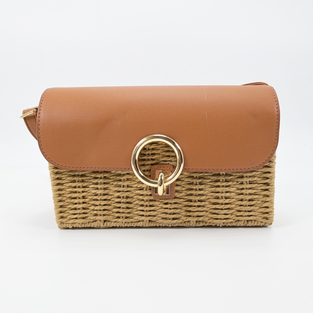 O Ring Design Flap Bag