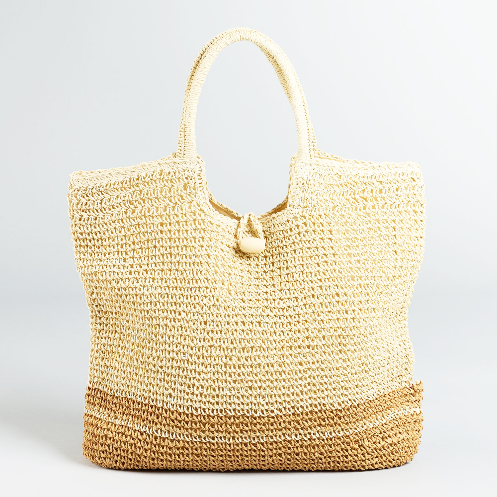 Large Straw Tote