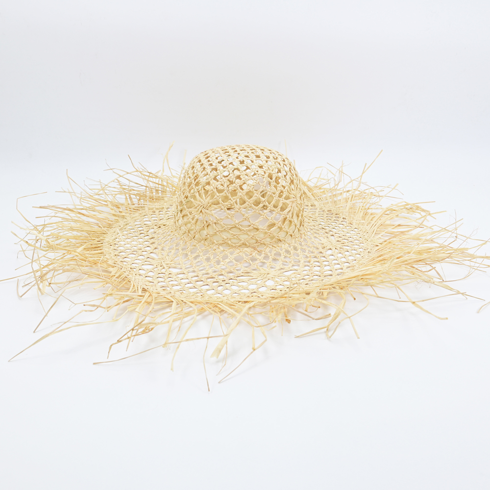 Boho Fringe Straw Sun Hat
