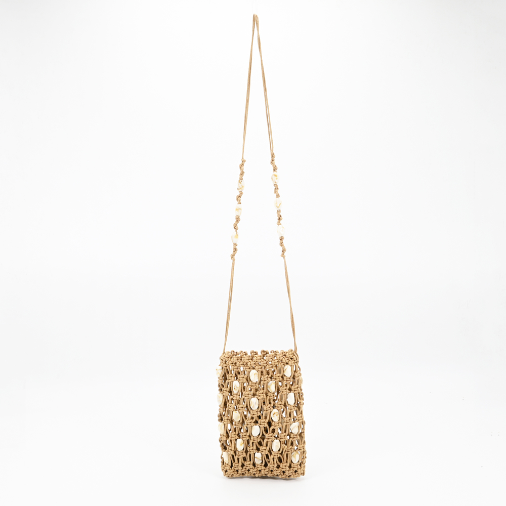 Crochted Beaded Phone Pouch